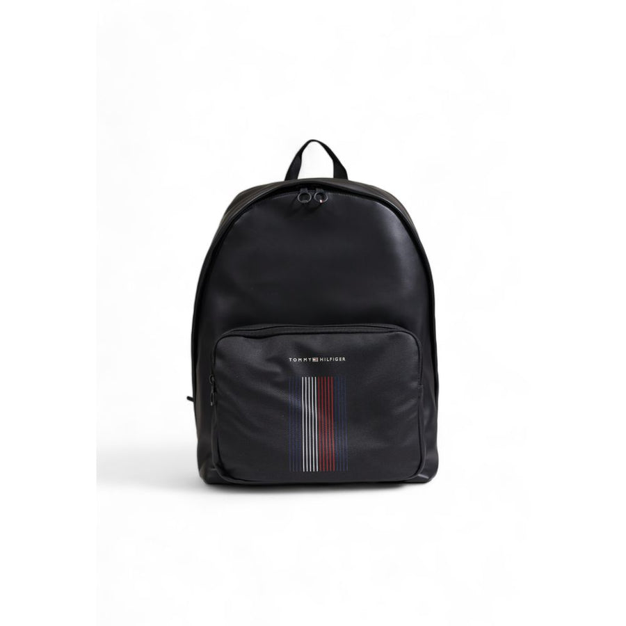 Black Polyester Backpack