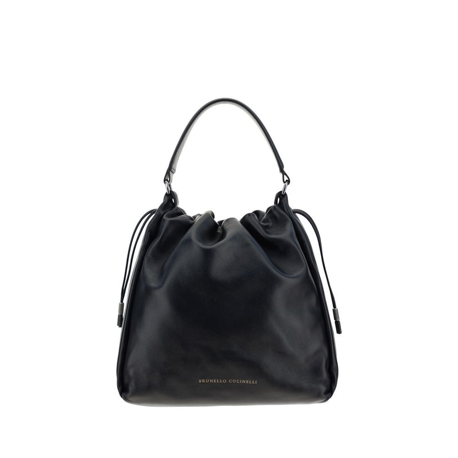 Black Calf Leather Bos Taurus Shoulder Bag