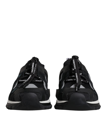 Black Mesh Sorrento Trekking Sneakers Shoes