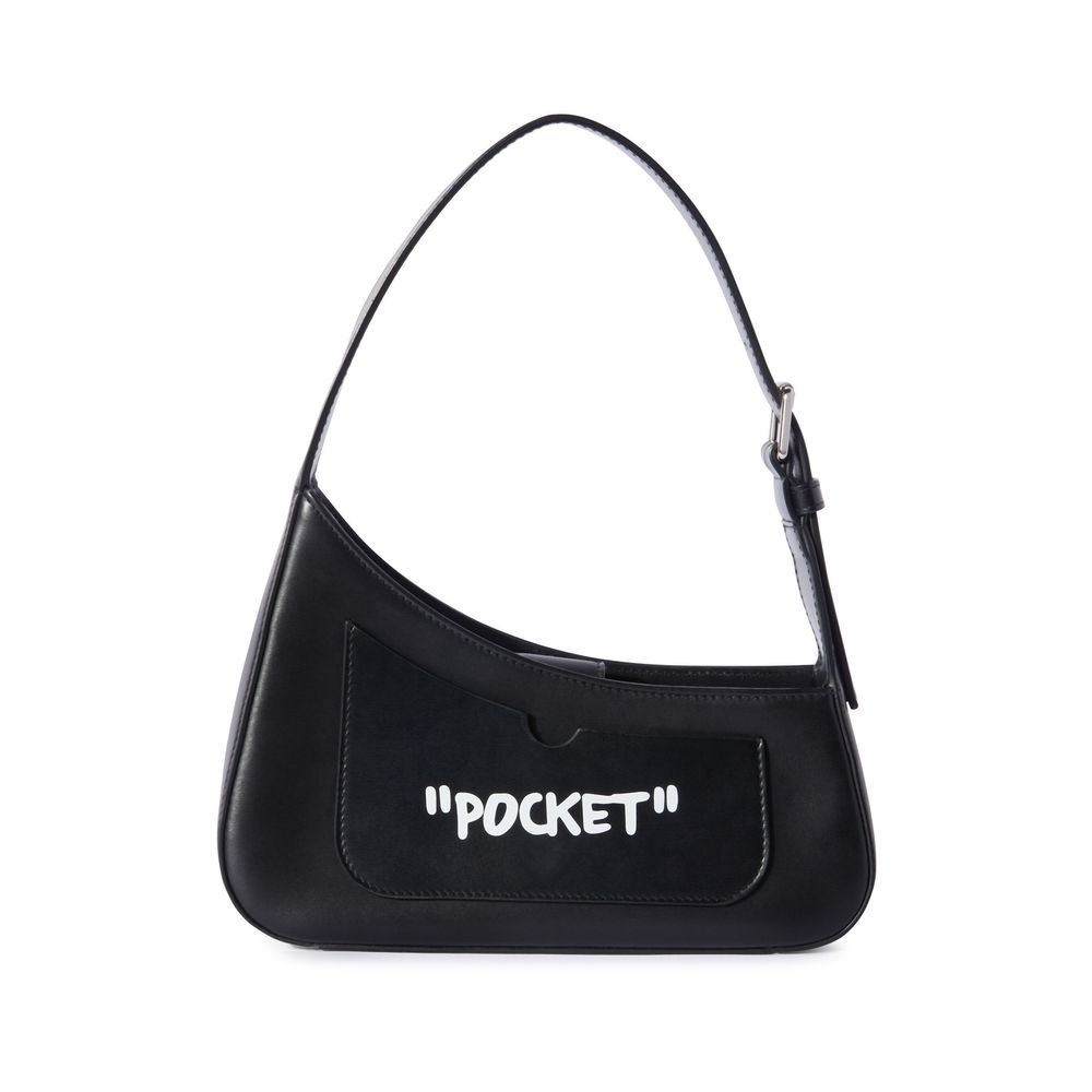 Black Leather Crossbody Bag