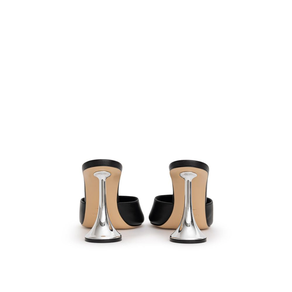 Black Leather Sandal