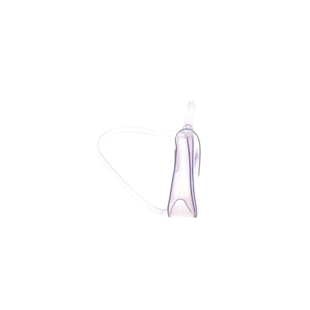 White Pvc Crossbody Bag