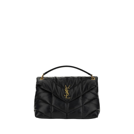 Black Lamb Leather Shoulder Bag