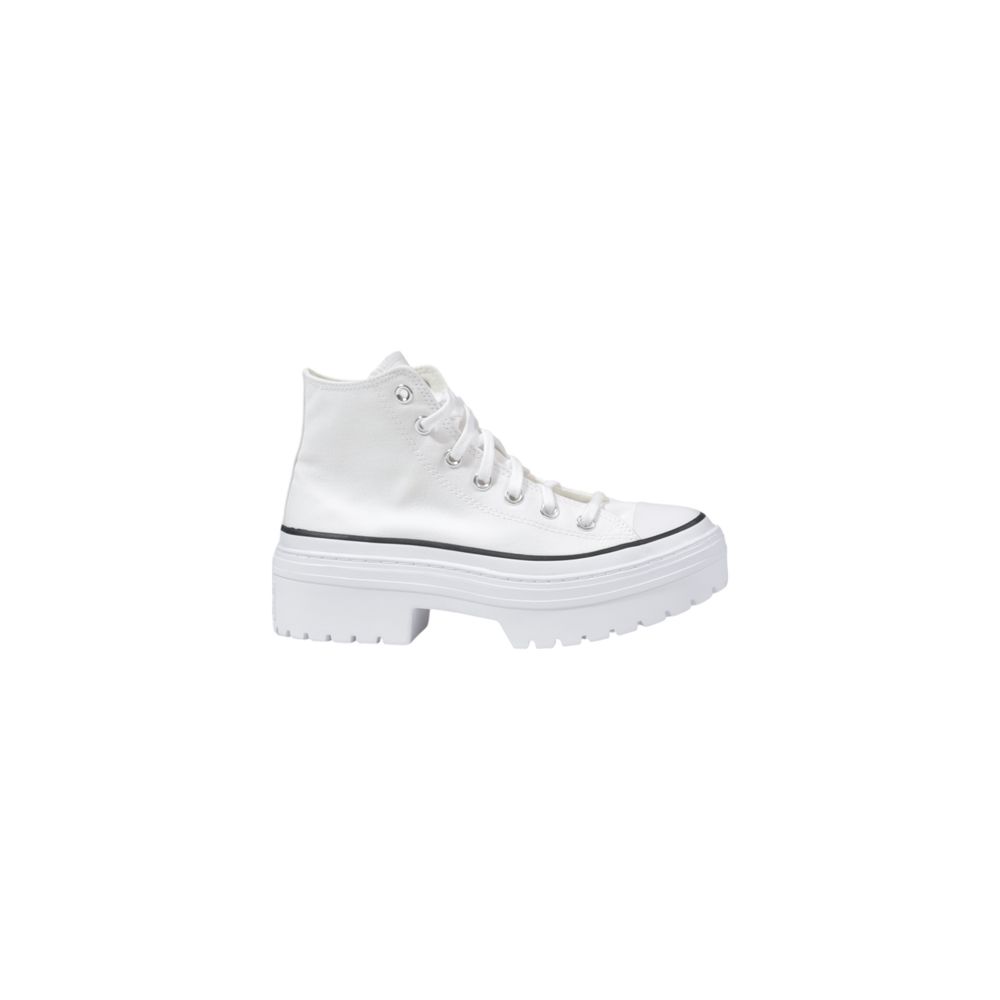 White Fabric Sneaker