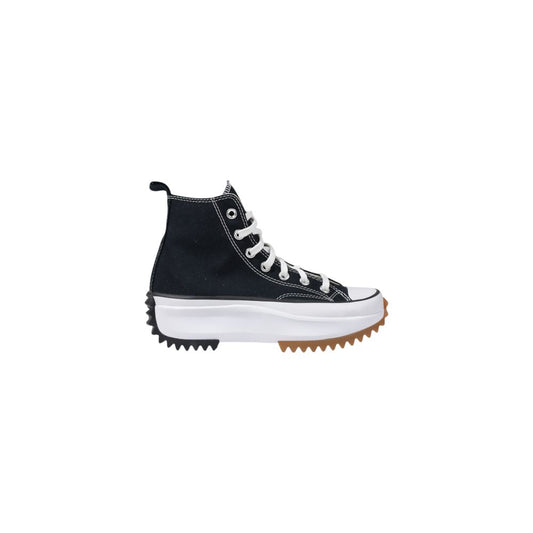 Black And White Fabric Sneaker