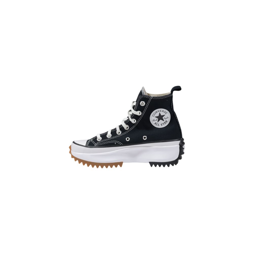 Black And White Fabric Sneaker