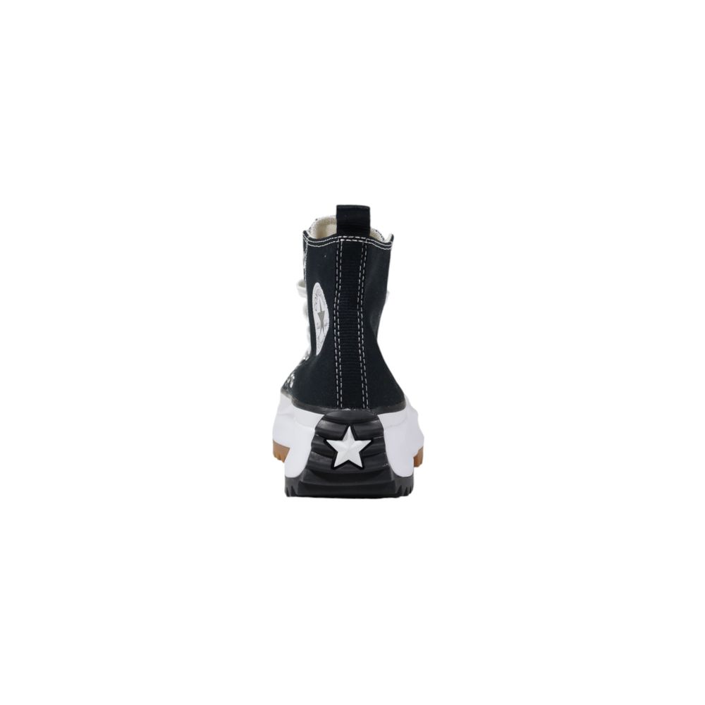 Black And White Fabric Sneaker