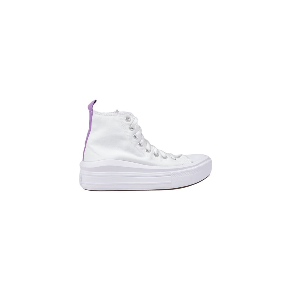 White Fabric Sneaker