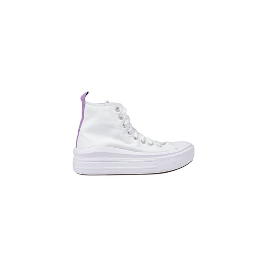 White Fabric Sneaker