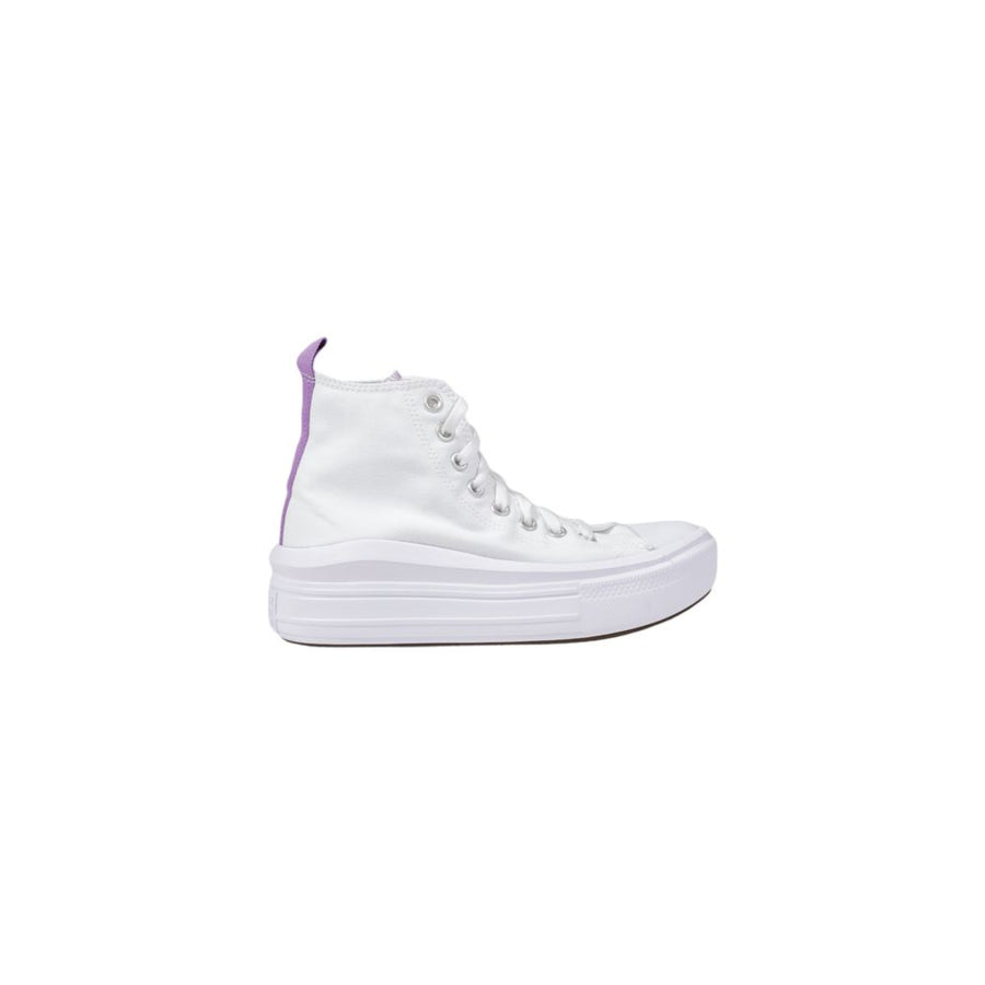 White Fabric Sneaker