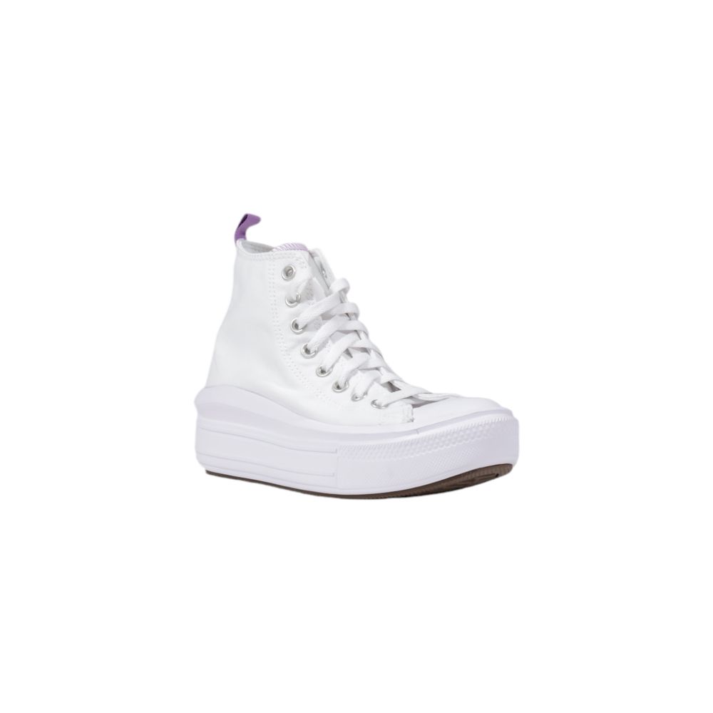 White Fabric Sneaker