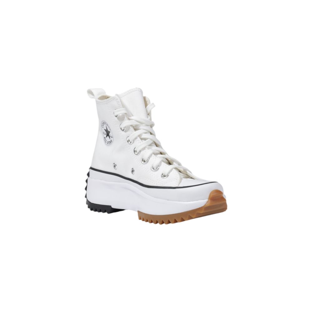White Fabric Sneaker