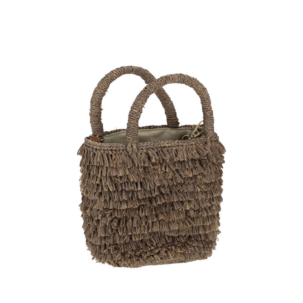 Naka Raffia Shoulder Bag