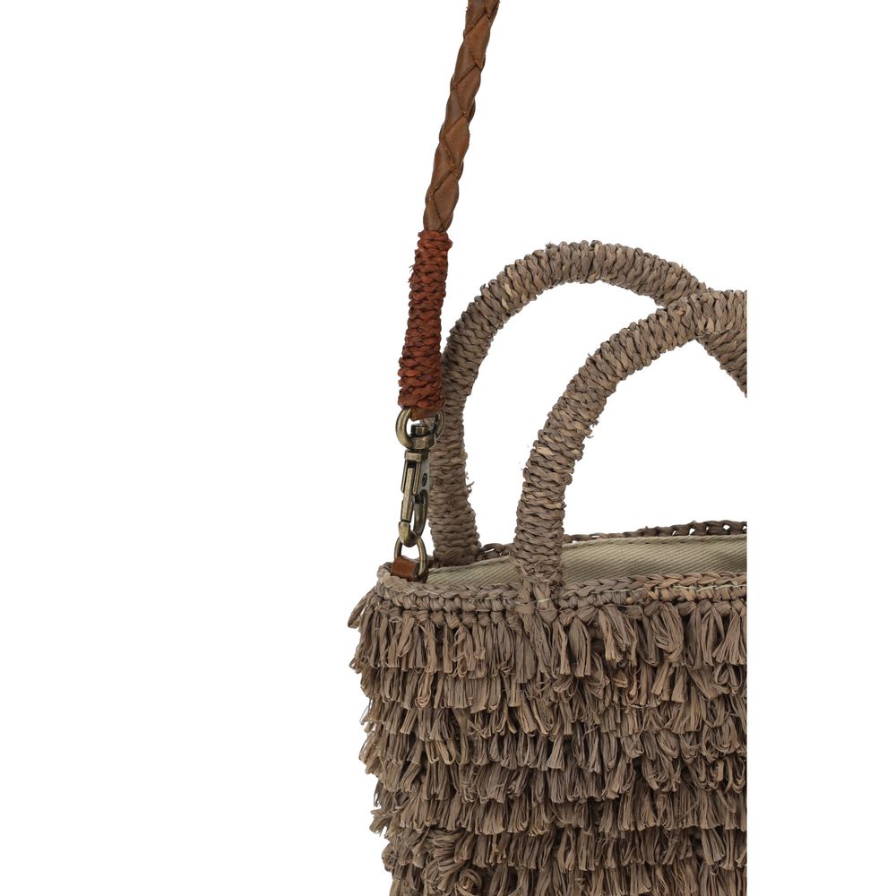 Naka Raffia Shoulder Bag