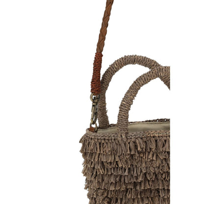 Naka Raffia Shoulder Bag