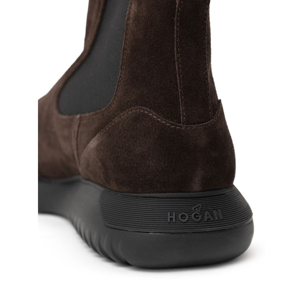 Brown Leather Boot