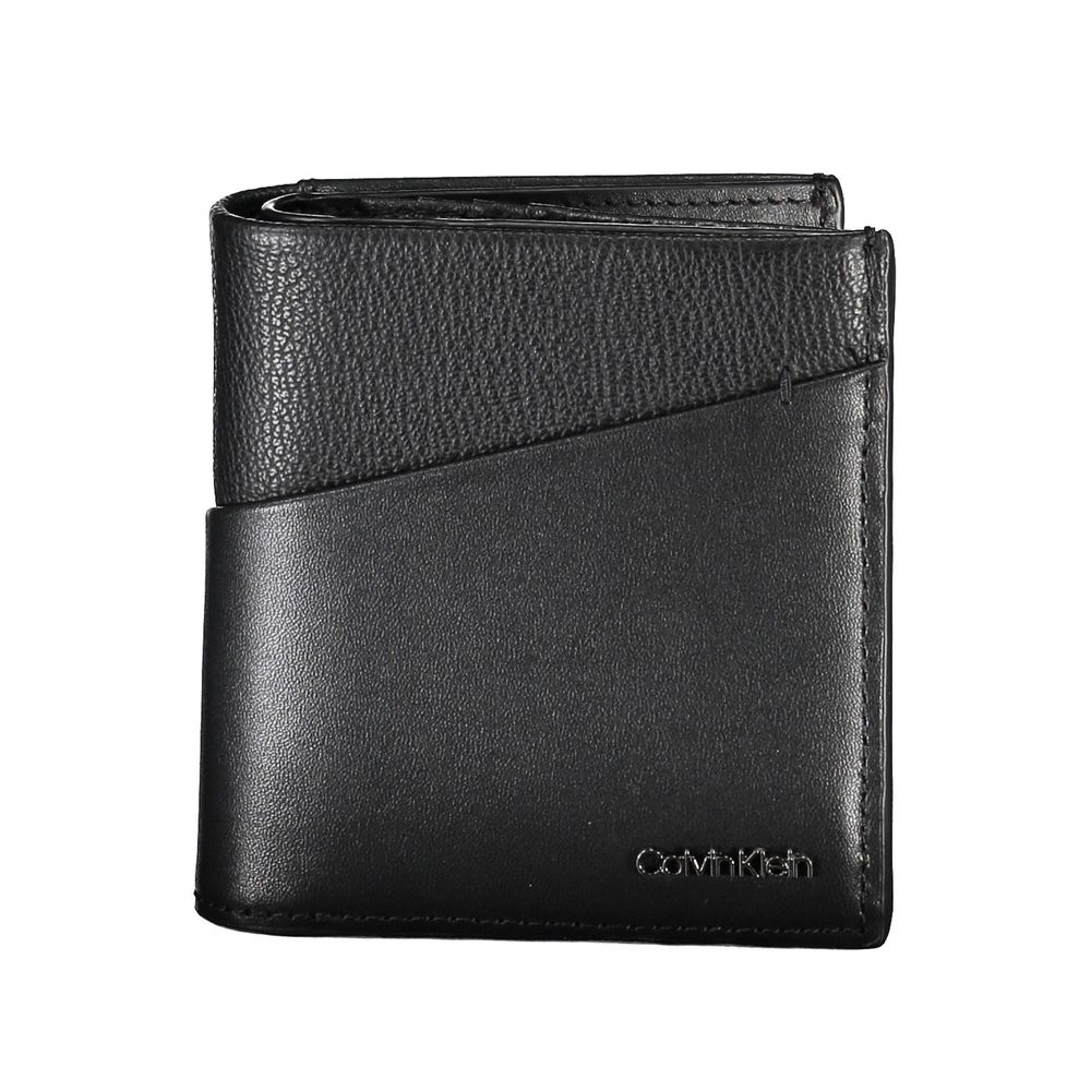 Black Recycled Polyester Men Wallet