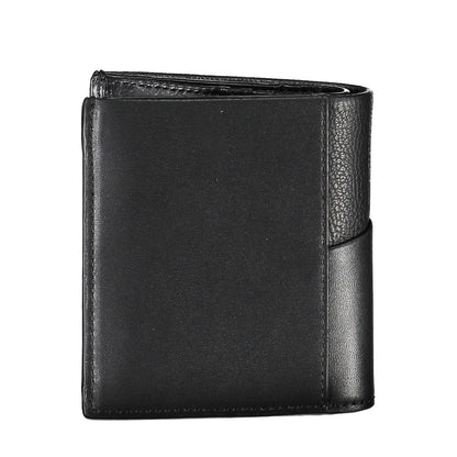 Black Recycled Polyester Men Wallet