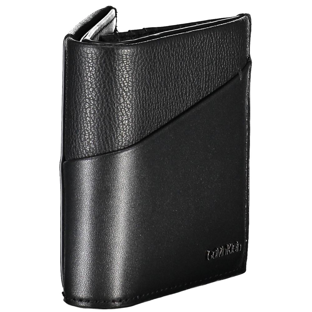 Black Recycled Polyester Men Wallet