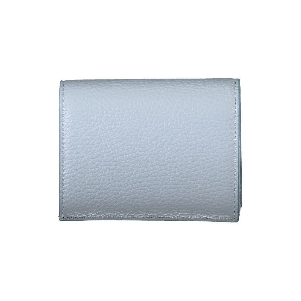 Light Blue Leather Wallet