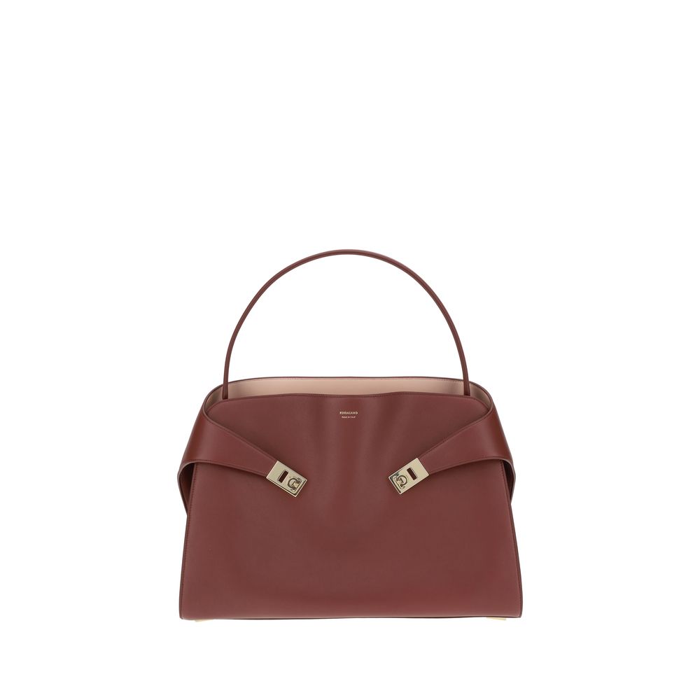Leather Top Handbag