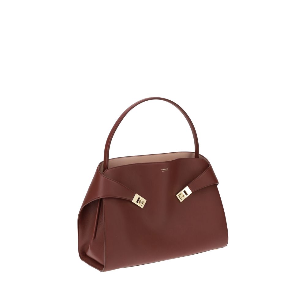 Leather Top Handbag
