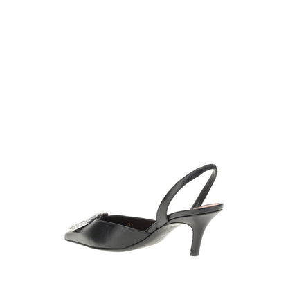 Leather slingback Pumps