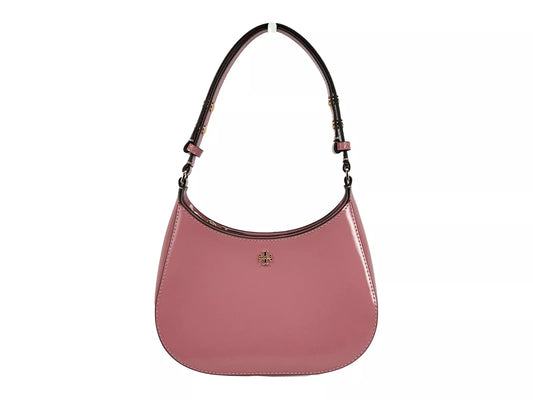 Patent Emerson Small Shoulder Bag Purse Pink
