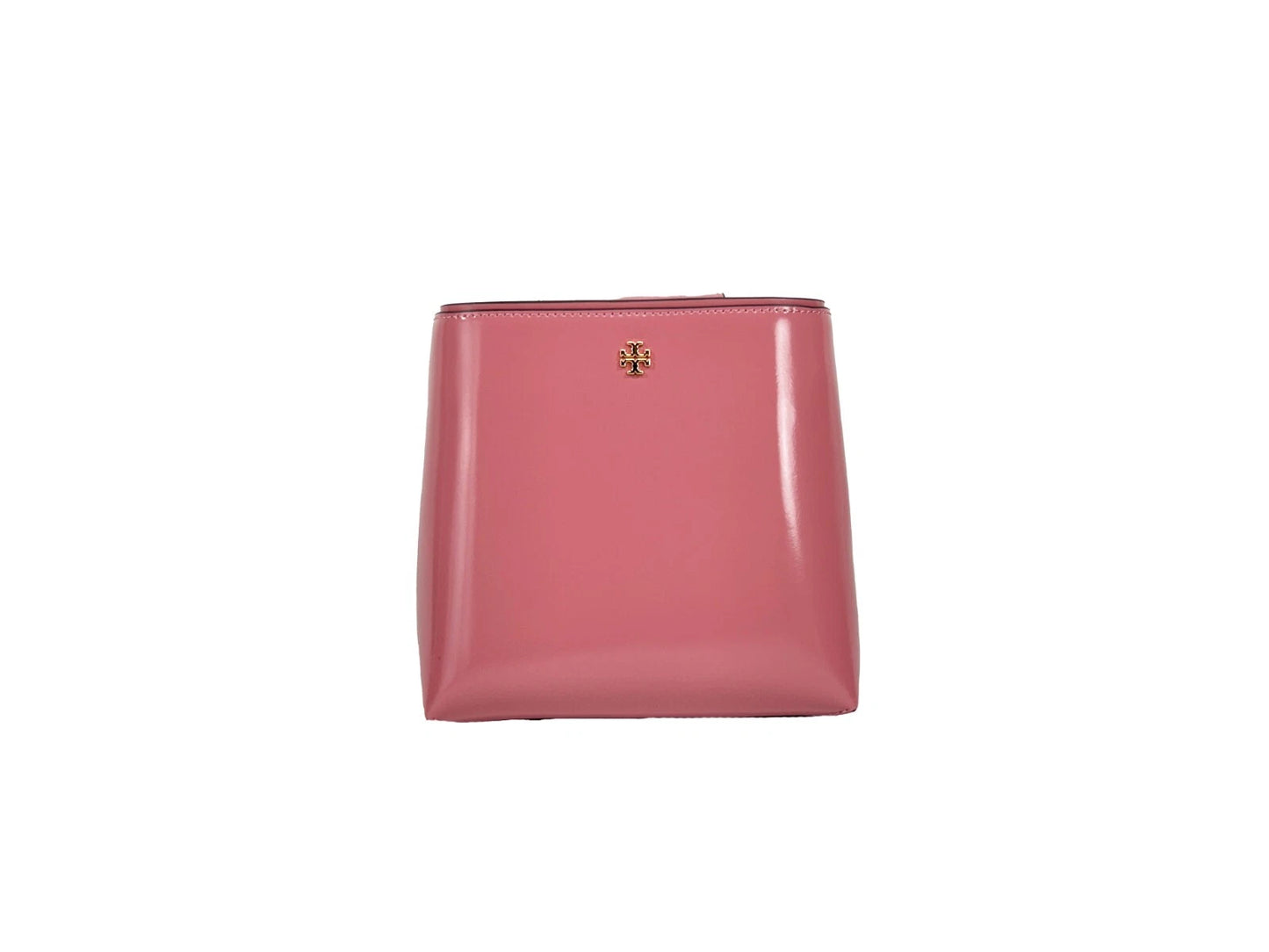 Patent Emerson Small Bucket Bag Purse Pink