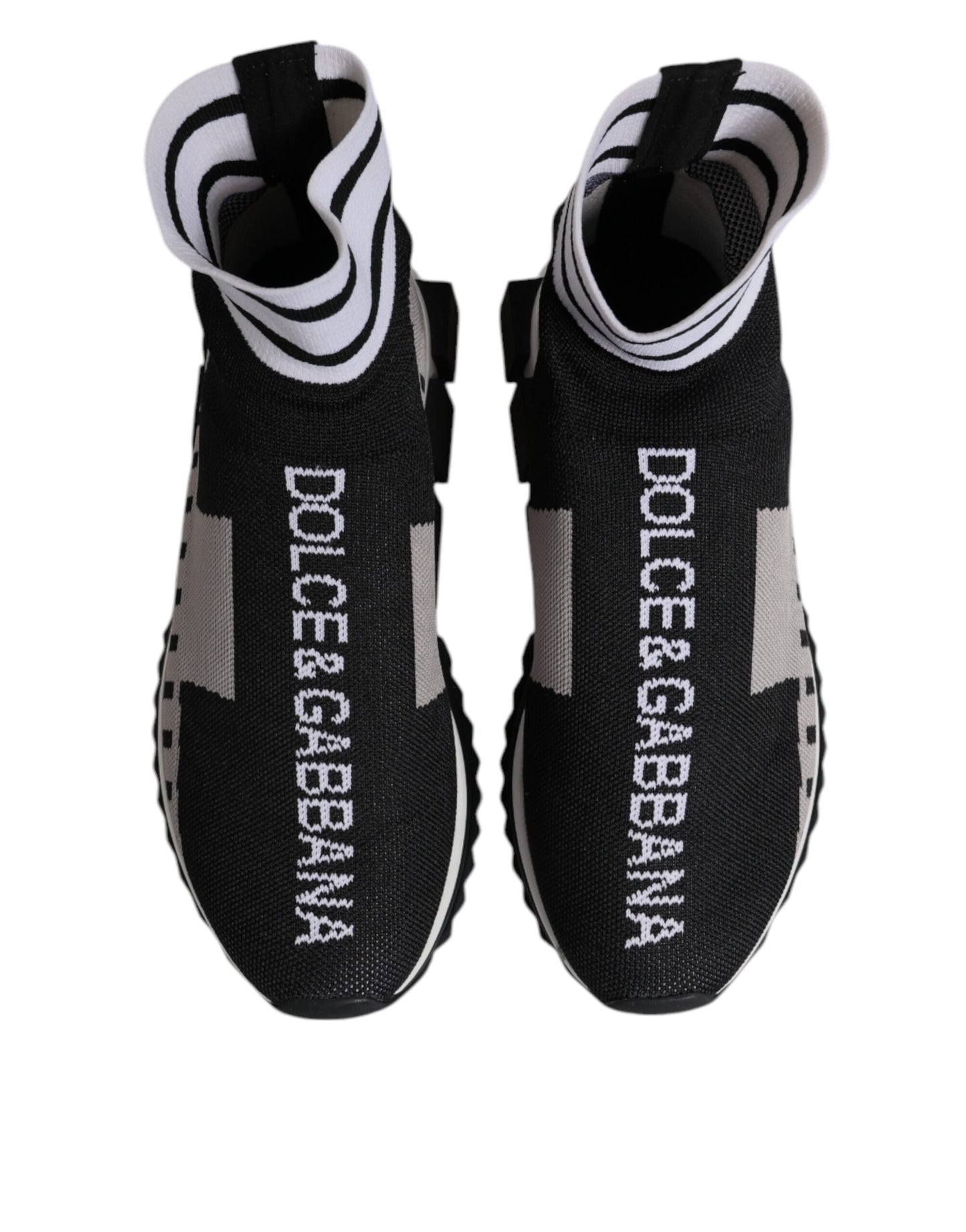 Black Gray Sorrento Socks Men Sneakers Shoes