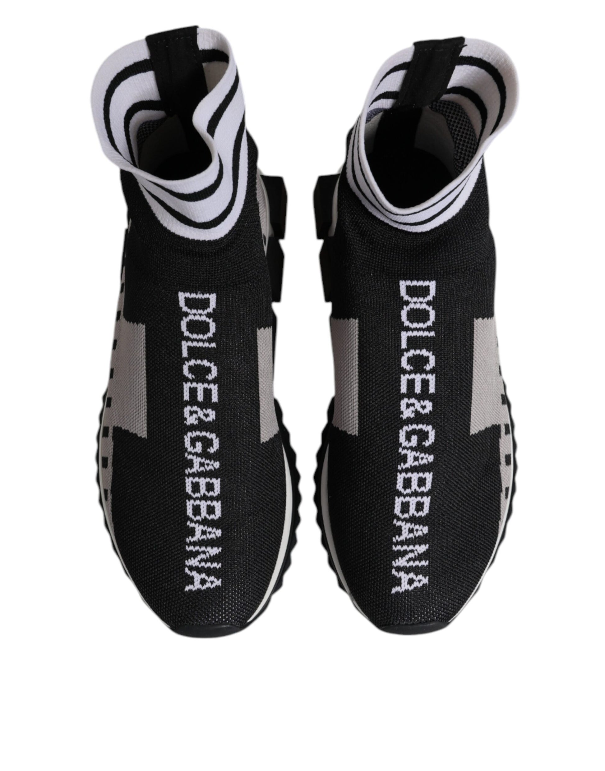 Black Gray Sorrento Socks Men Sneakers Shoes