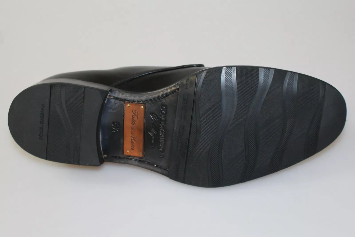 Black Leather SARTORIA Hand Made Shoes