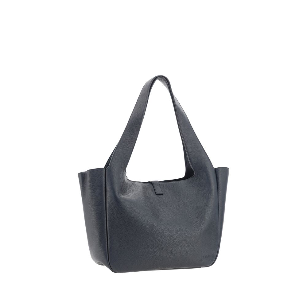Black Leather Shoulder Bag
