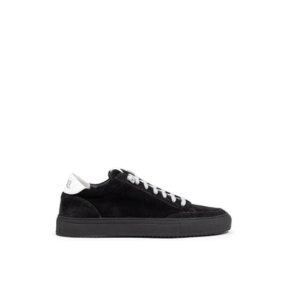Black Suede Leather Sneaker