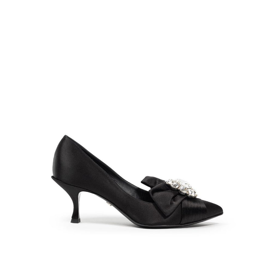 Black Viscose Pumps