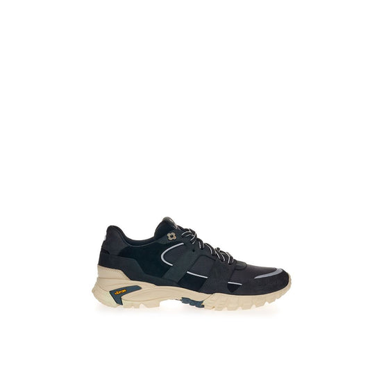 Black Suede Leather Sneaker