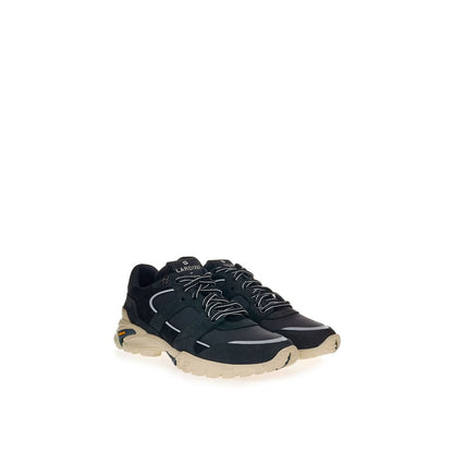Black Suede Leather Sneaker