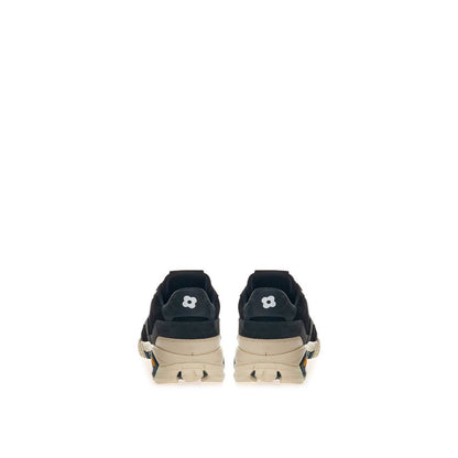 Black Suede Leather Sneaker