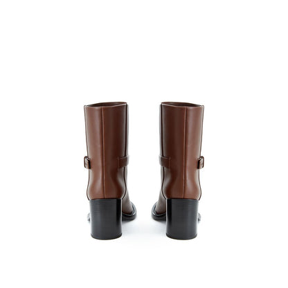 Brown Leather Boot
