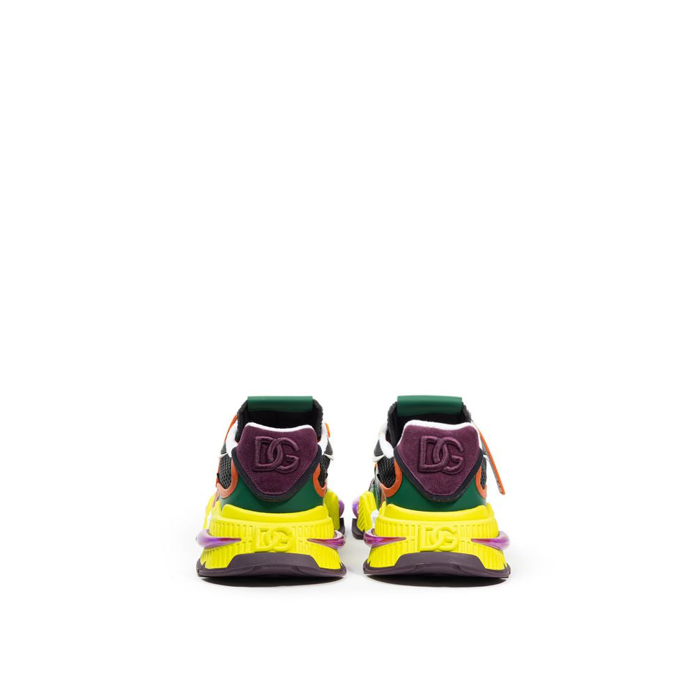 Multicolor Fabric And Leather Sneaker