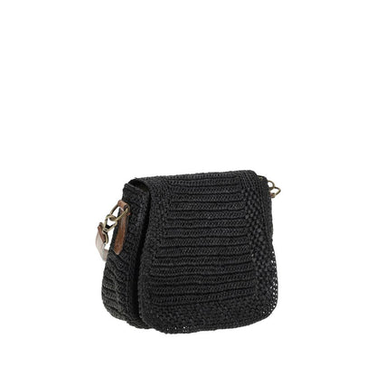 Tia Raffia Shoulder Bag