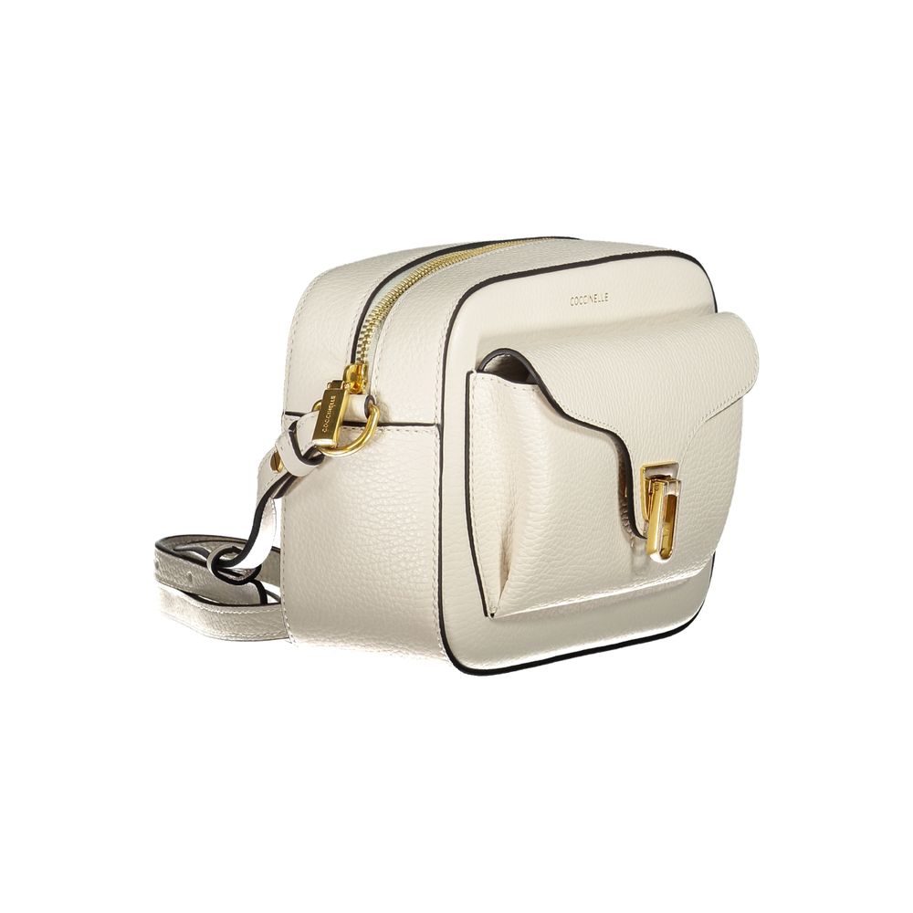 White Leather Handbag