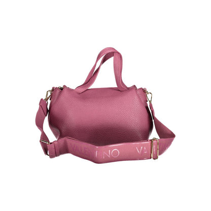Pink Polyethylene Women Handbag