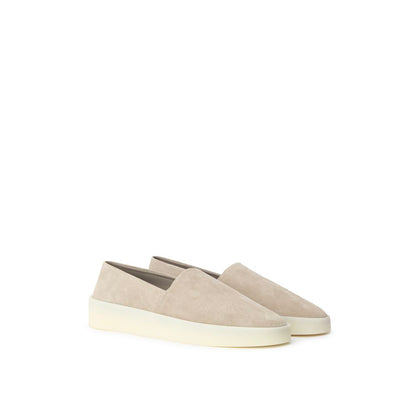Gray Leather Loafer