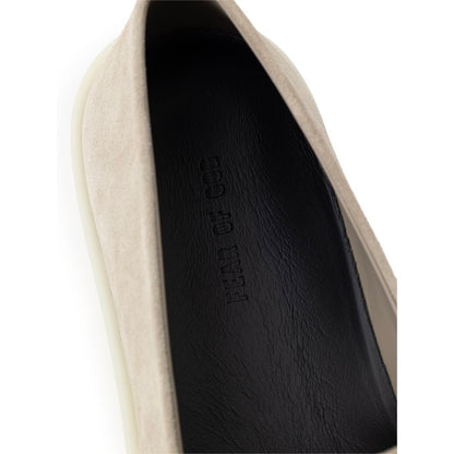 Gray Leather Loafer