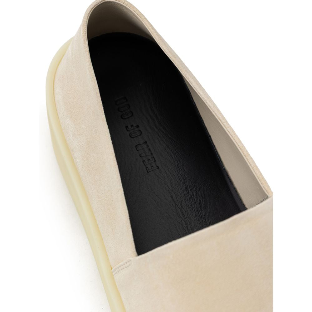 Beige Leather Loafer