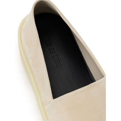 Beige Leather Loafer