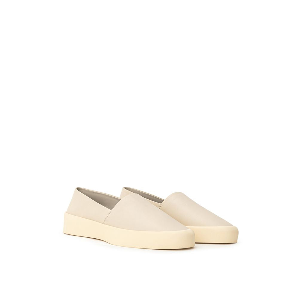 Gray Leather Loafer
