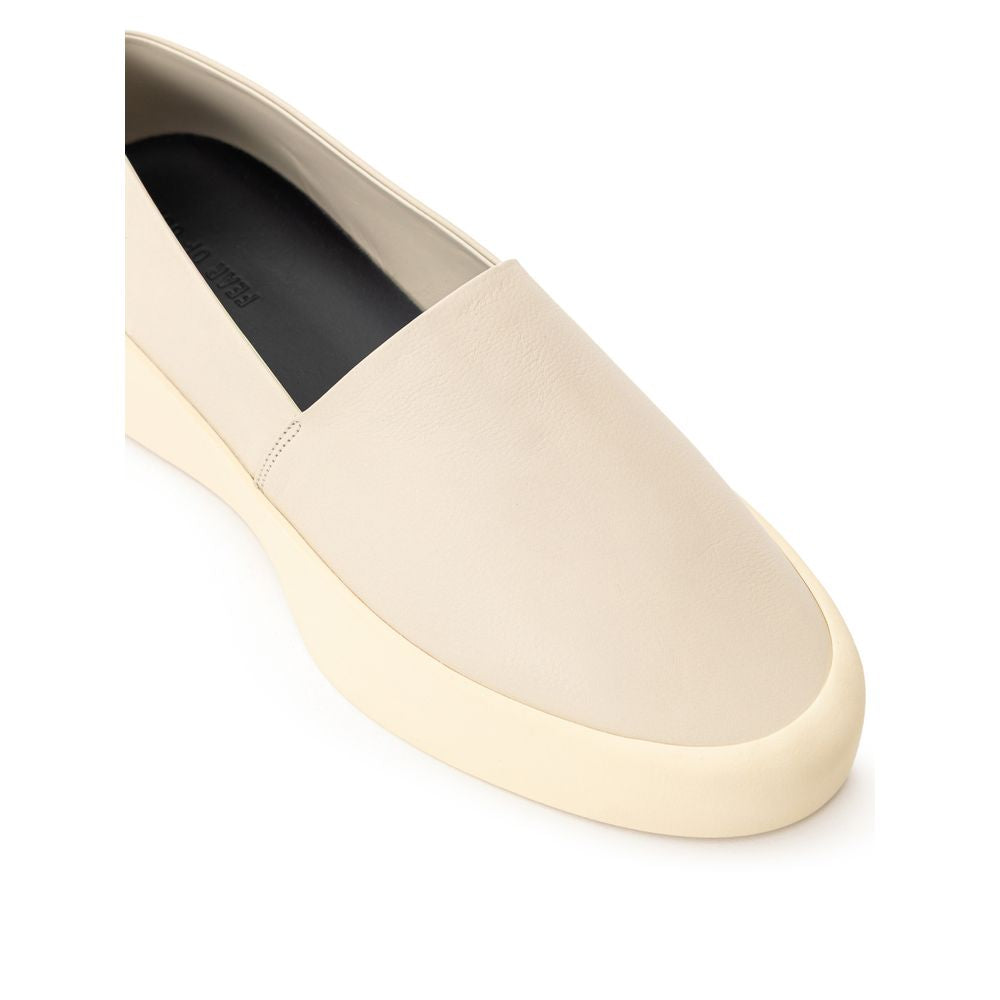 Gray Leather Loafer