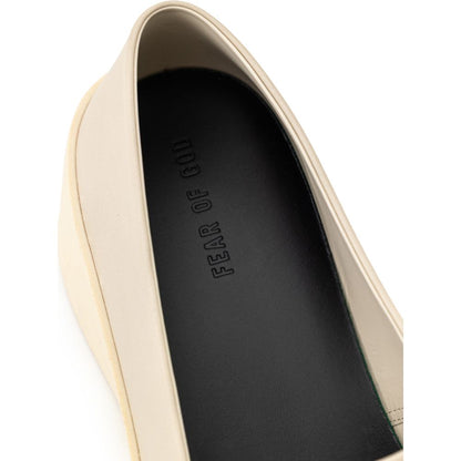 Gray Leather Loafer